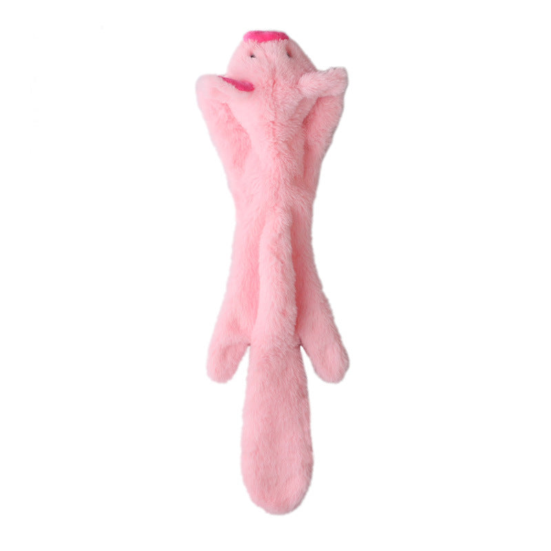 New Pet Plush Crocodile Pig Elephant Sound Paper Toy Dog Boredom-Relieving Durable Shell Toy