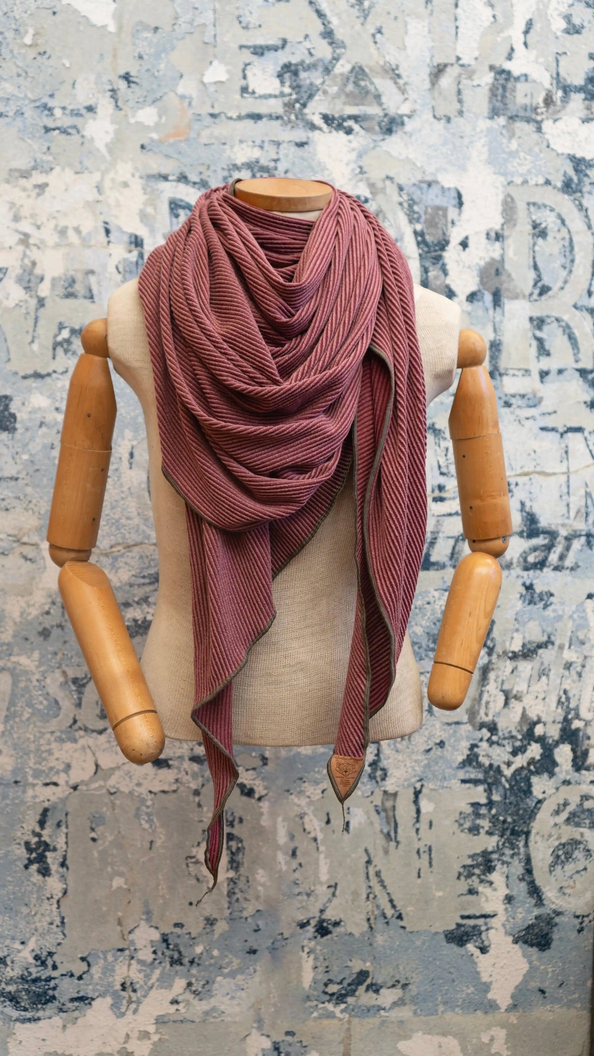 Burgundy DNA Scarf