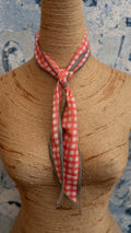 Gingham Summer Neck Scarf