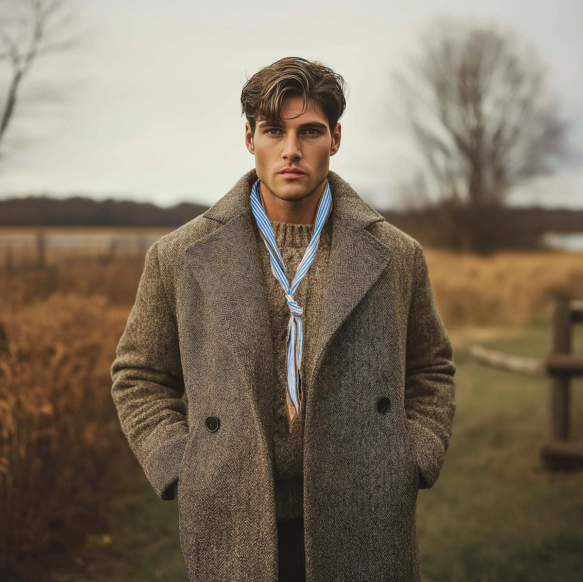 Marine Time Neck Scarf